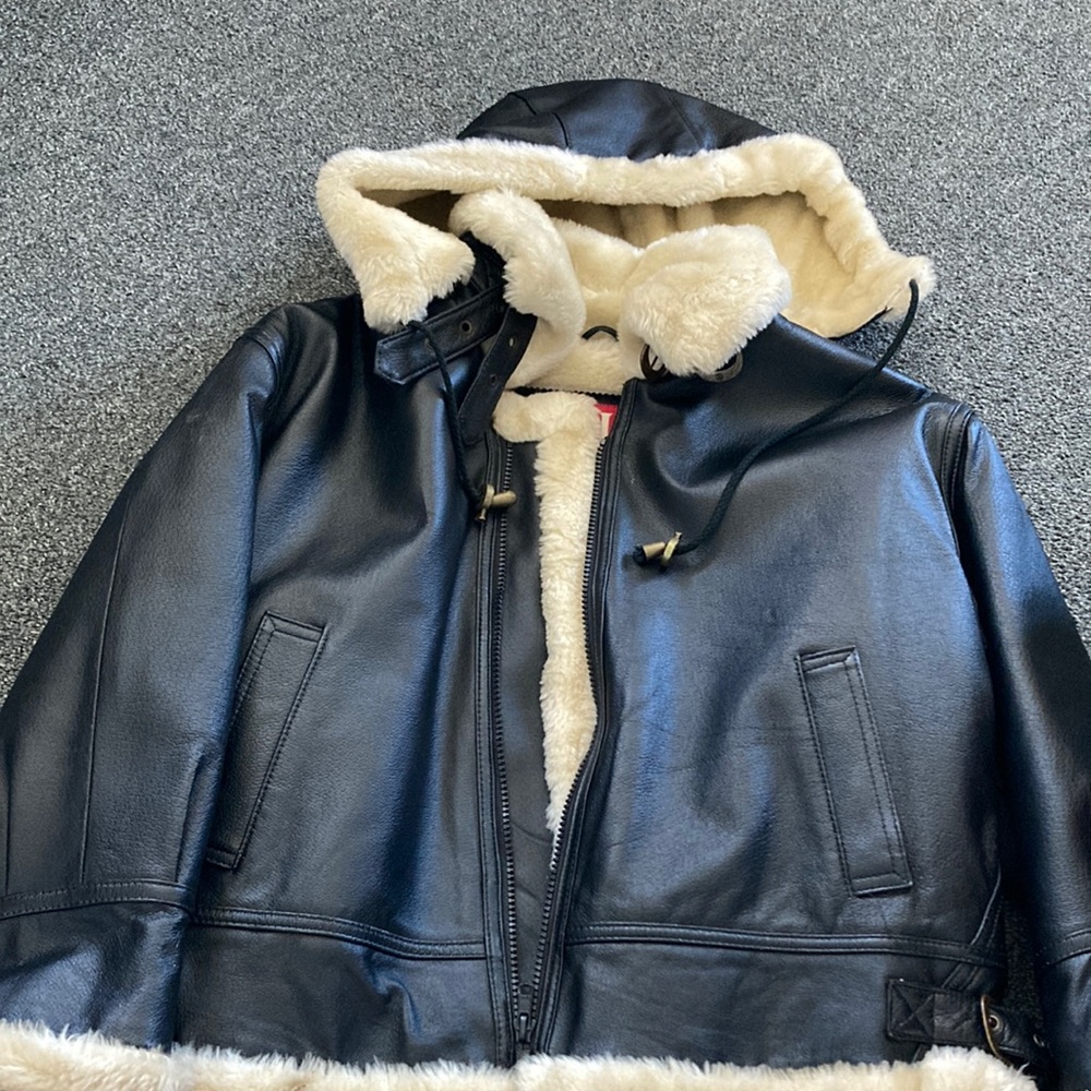 Boys leather coat